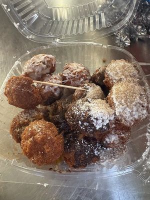 Variety pack of gluten-free donuts at Kitoko Bites - Apex in Apex