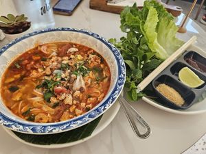 Khaosoi at Indigo Cafe in Luang Prabang