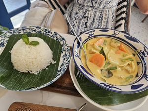 Tofu curry at Indigo Cafe in Luang Prabang
