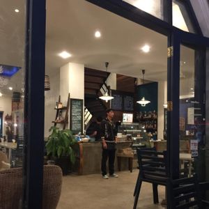 welcome at Indigo Cafe in Luang Prabang