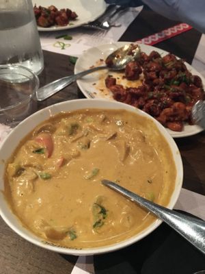 Vegetable Yellow Thai Curry at Inchin's Bamboo Garden in Scottsdale