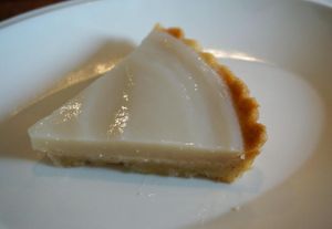 Amazake-yogurt Tart. at Trim in Tokyo
