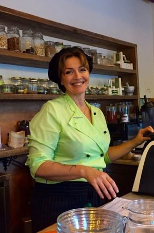 Cinzia. Owner, chef, and everything else inside Bioveggy :-) at Bioveggy in Florence