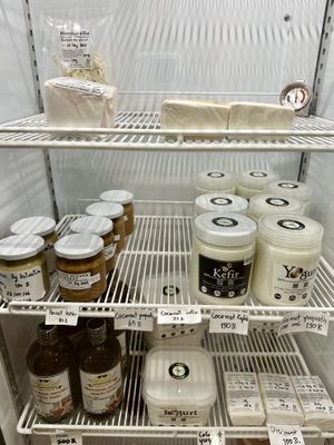 Vegan dairy products   at Chiang Mai Bread in Chiang Mai