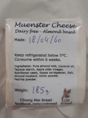 Vegan Cheese at Chiang Mai Bread in Chiang Mai
