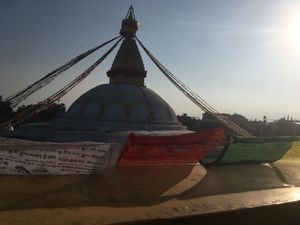 Stupa View at Stupa View in Kathmandu