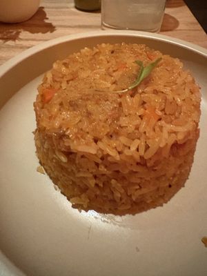 Spanish rice  at Jajaja Mexicana in Miami
