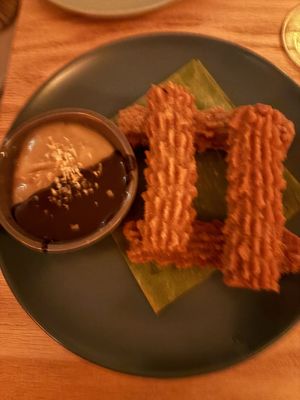 churros with Chocolate sauce   at Jajaja Mexicana in Miami