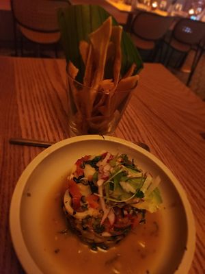 Hijiki-Hearts of Palm Ceviche at Jajaja Mexicana in Miami
