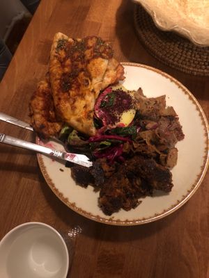 Take-away at Vegan Community Kitchen in Istanbul