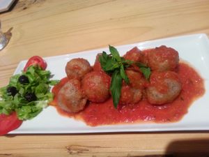 New vegan plate : vegan icli kofte at Vegan Community Kitchen in Istanbul