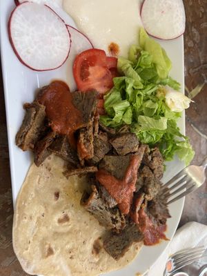 Best kebab ever!   at Vegan Community Kitchen in Istanbul