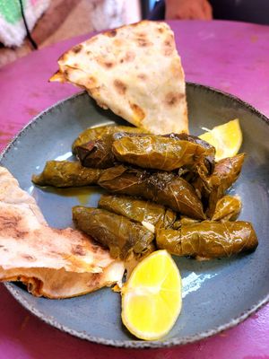 Dolma at Vegan Community Kitchen in Istanbul
