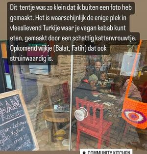 For family meal please make reservation
00905385032736  at Vegan Community Kitchen in Istanbul