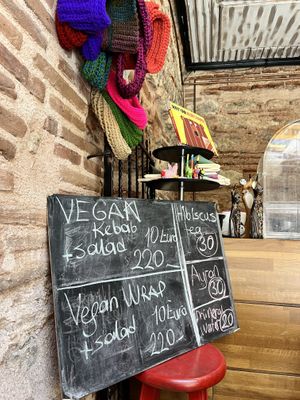 Menu  at Vegan Community Kitchen in Istanbul