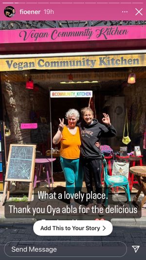  at Vegan Community Kitchen in Istanbul