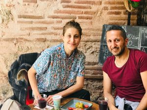 Fioner form Berlin  at Vegan Community Kitchen in Istanbul