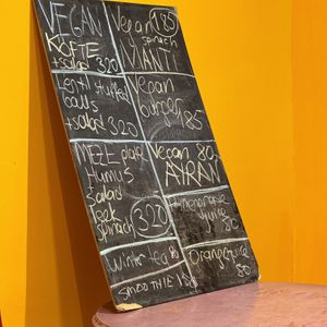 Daily Changing Menu  at Vegan Community Kitchen in Istanbul