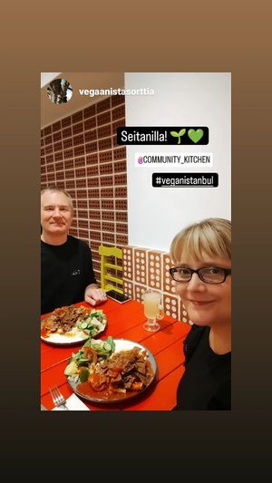  at Vegan Community Kitchen in Istanbul