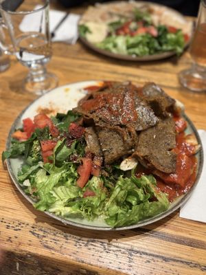 Seitan kebab  at Vegan Community Kitchen in Istanbul