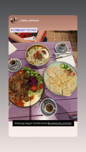  at Vegan Community Kitchen in Istanbul