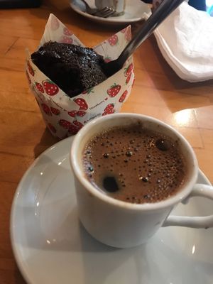 The best coffee in Istanbul  at Vegan Community Kitchen in Istanbul