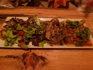 Mix plate at Vegan Community Kitchen in Istanbul