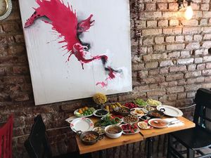 Everything was scrumptious!! at Vegan Community Kitchen in Istanbul