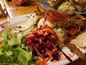 Döner vegan 😍 at Vegan Community Kitchen in Istanbul