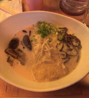 vegan ramen  at Kushi Kushi Yaki | Ramen & Yakitori Izakaya in New York City