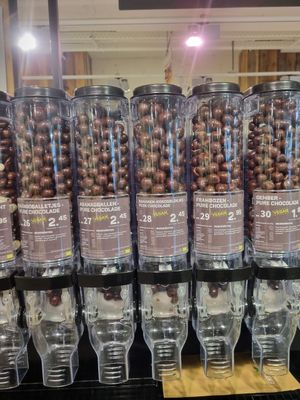 Chocolate fruit at EkoPlaza - AJ Ernststraat in Amsterdam