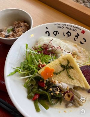 Gluten free Soy milk ramen   at Uno Ramen - Kyoto Station in Kyoto