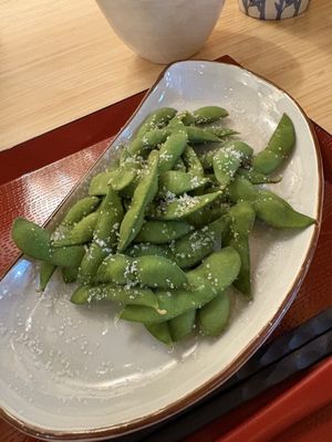 Edamame  at Uno Ramen - Kyoto Station in Kyoto