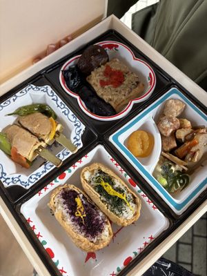 Bento box  at Uno Ramen - Kyoto Station in Kyoto