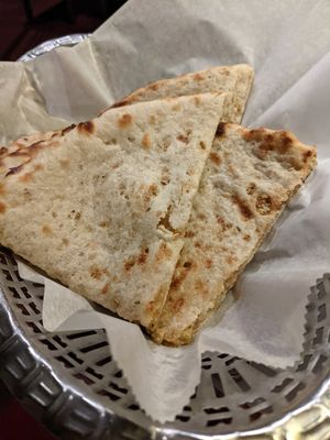 Vegan peshwari naan at Bombay House in Provo