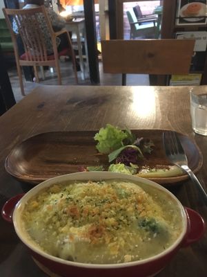 Gratin at Cafe VG in Naha
