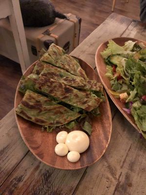 Taiwan yatai yaki at Cafe VG in Naha