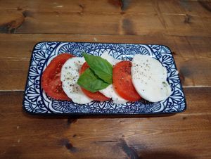 Caprese salad, not on the menu but last night's special. at The Tree Rooms in Newcastle Upon Tyne