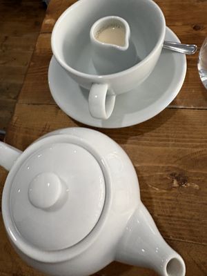Tea with oat milk  at The Tree Rooms in Newcastle Upon Tyne