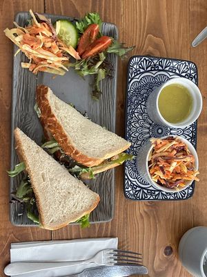 Vlt w extra sides  at The Tree Rooms in Newcastle Upon Tyne