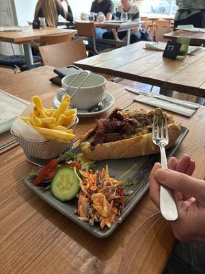 Philly cheesesteak special w fries extra   at The Tree Rooms in Newcastle Upon Tyne