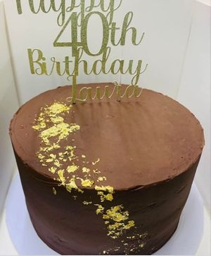Thank you for making my wife this cake Sam and Jen (Tree Rooms) ❤️ at The Tree Rooms in Newcastle Upon Tyne