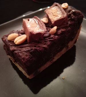 Snickers brookie at The Tree Rooms in Newcastle Upon Tyne