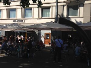 von außen at Cafe Kaiserbau in Stuttgart