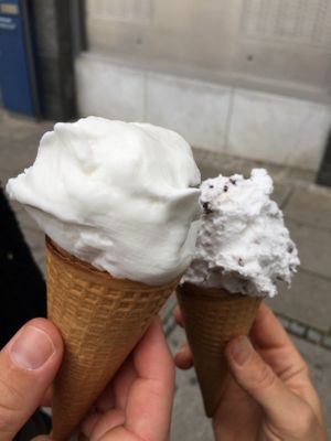 Elderflower-Lime & Coconut with chocolate  at Cafe Kaiserbau in Stuttgart