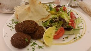 Falafels :) at Namai in Vilnius