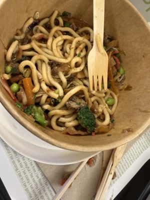 Udon vegan!  at Be - Taste the change in Genoa