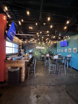 Back bar area  at Yuma Fritas in Rochester