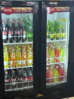 Soda in bottles!  at Yuma Fritas in Rochester