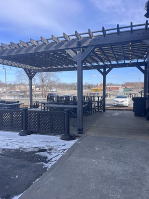 Outdoor patio   at Yuma Fritas in Rochester